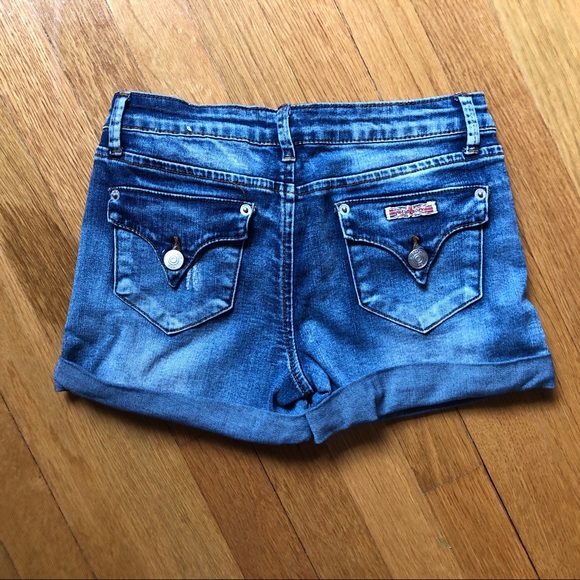 Hudson distressed jean shorts - Picture 2 of 3